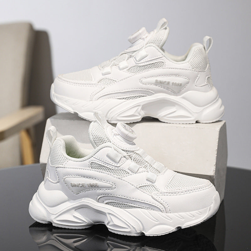 Zapatillas deportivas blancas infantiles