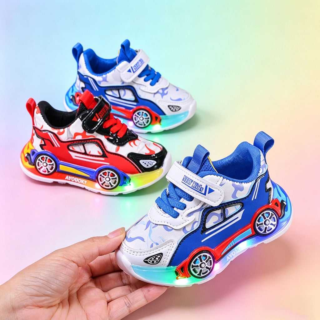 Zapatillas infantiles con luces LED