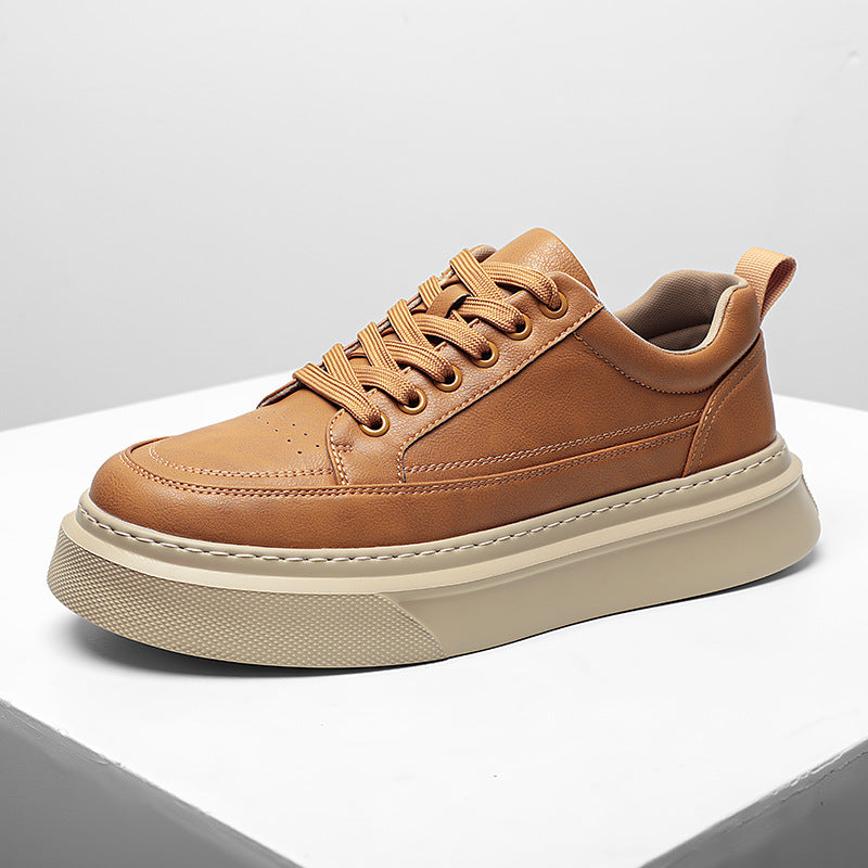 Zapatillas retro de suela gruesa para hombre