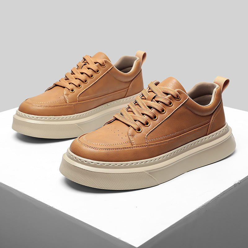 Zapatillas retro de suela gruesa para hombre